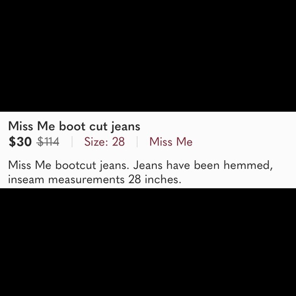 Miss Me jeans - Picture 7 of 7